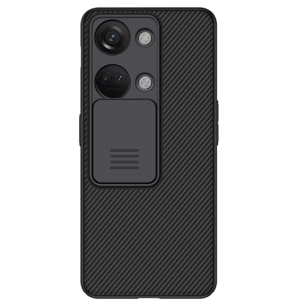 ? Чехол черного цвета для OnePlus Ace 2V и Nord 3 5G от Nillkin, серия  CamShield Case с защитной шторкой для задней камеры - купить по отличной  цене ? в интернет магазине