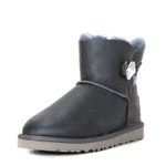 Угги Mini Bailey Button Bling Metallic Grey