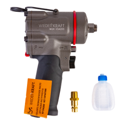 WDK-20420S, Гайковерт пневматический ударный, привод 1/2", 1200 Нм