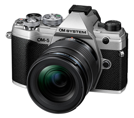 Фотоаппарат OM System OM-5 kit 12‐45mm F4 Pro Silver