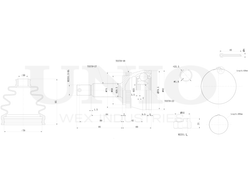 ШРУС внешний UNIO CVJ-20308