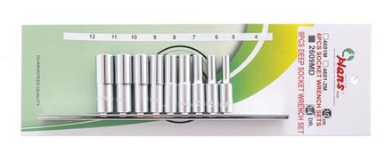 Набор длинных 6-гранных торцевых головок Hans, 2609MD