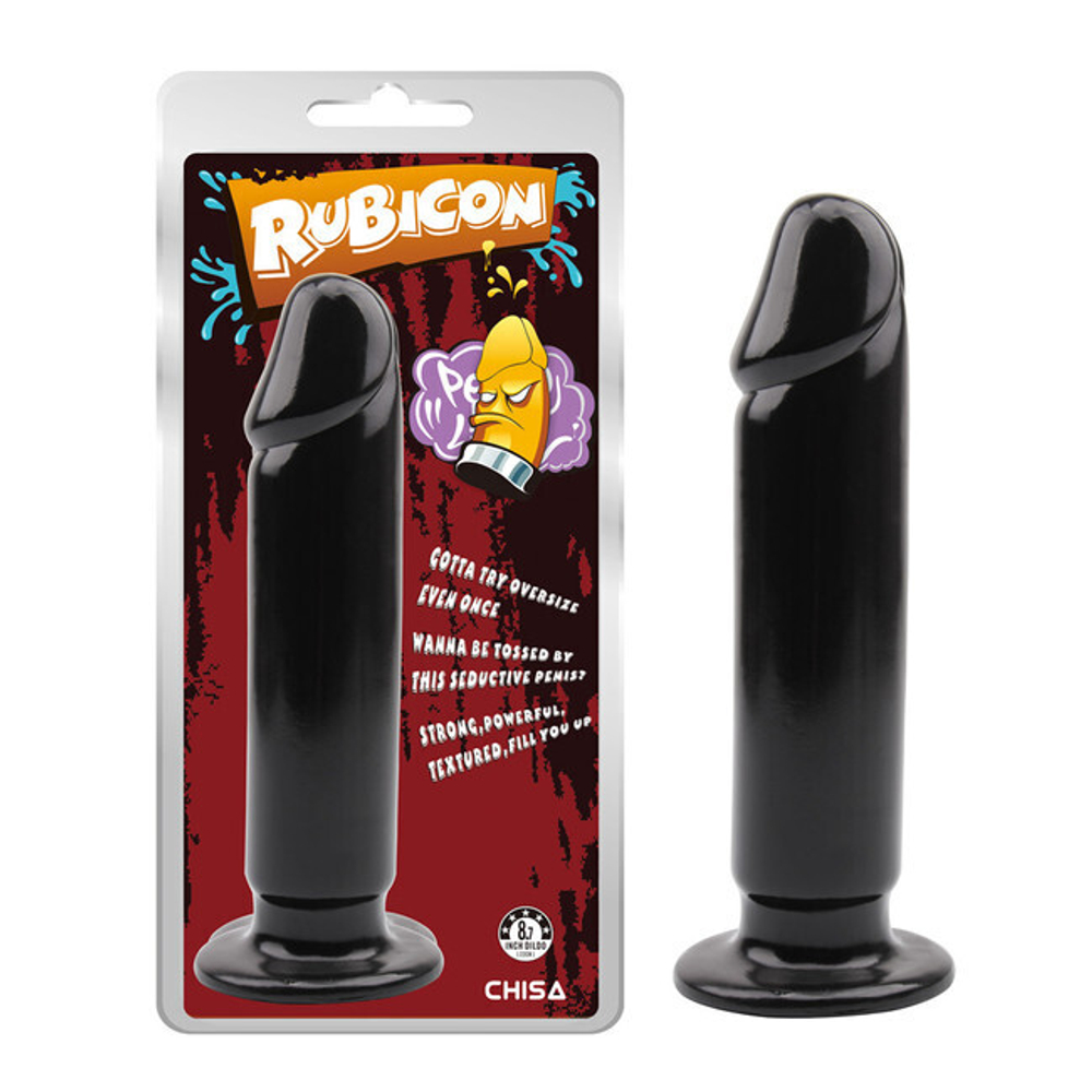 Фаллоимитатор Evil Dildo Plug XL-Black (Цвет: черный)
