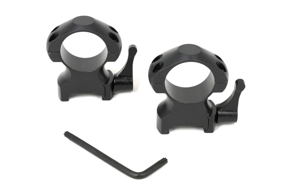 Кольца Arkon 25,4 мм быстросъемные на weaver, стальные, высокие