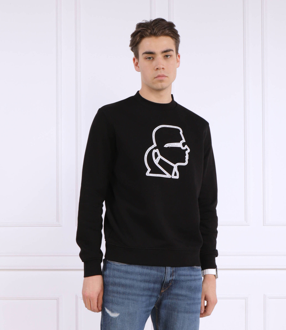 Худи SWEAT CREWNECK Karl Lagerfeld - черный(705002 532900)