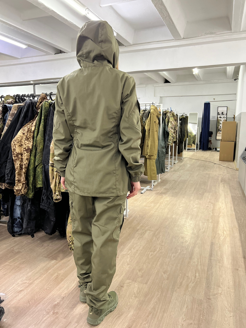 Женская горка Валькирия / весна-лето / олива