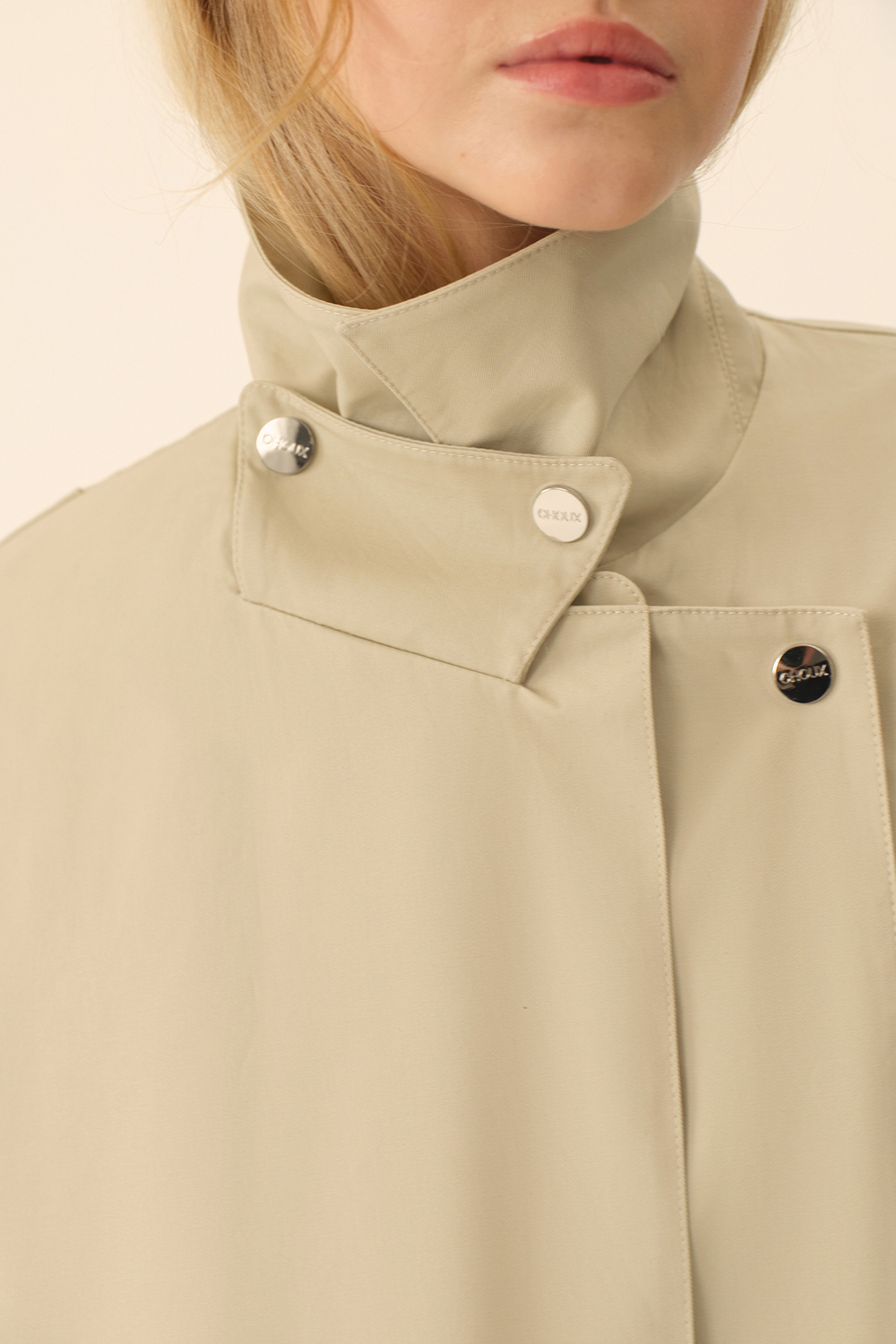 Укороченный тренч (((The Love Letter))), серый