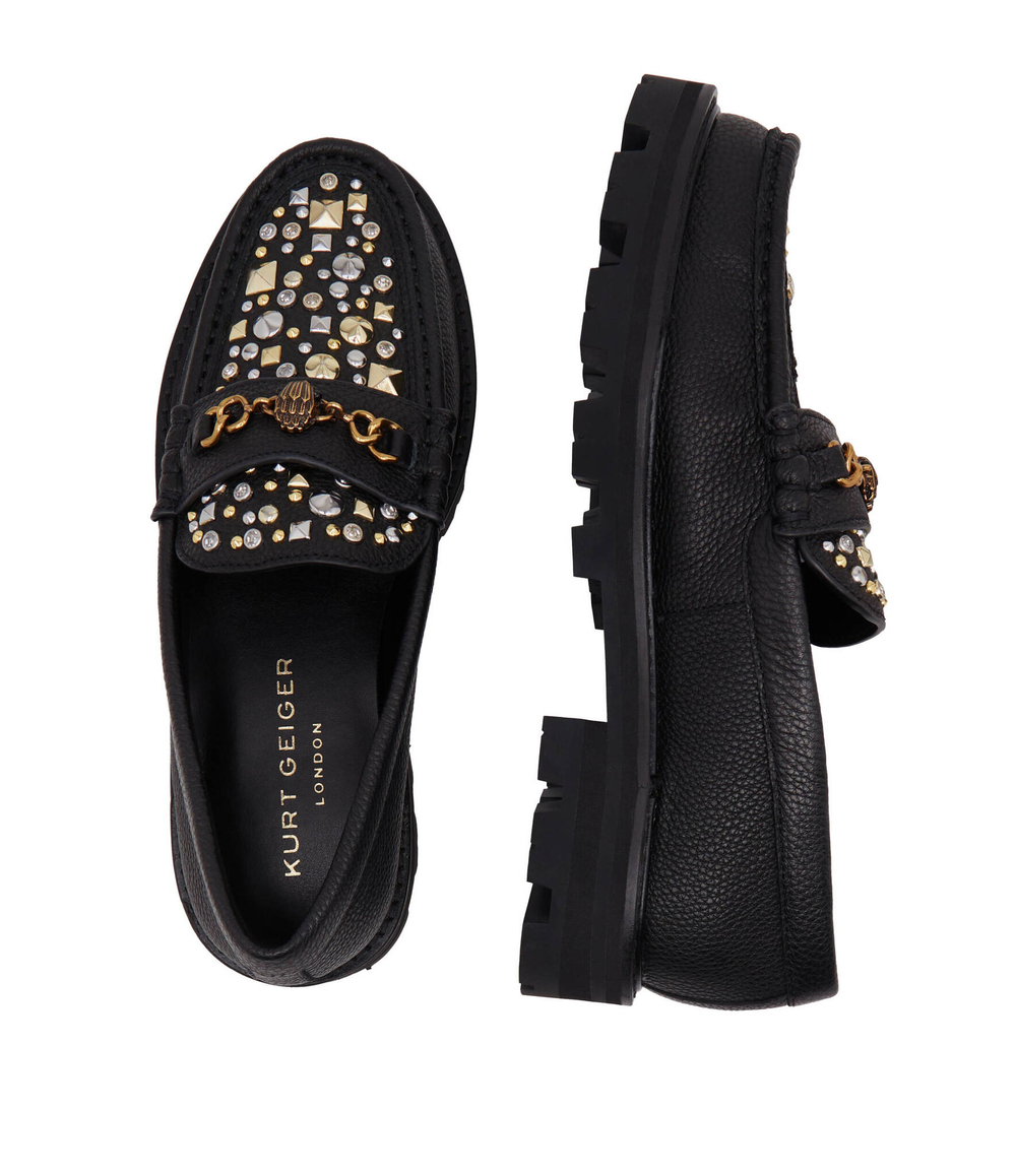 Кожаные мокасины Kurt Geiger - черный(9422105109)