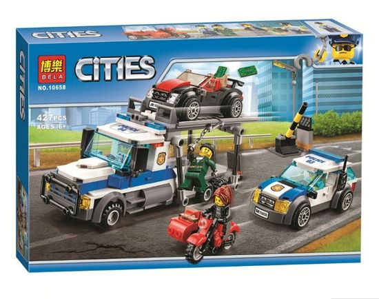 Конструктор Bela «Ограбление грузовика» арт. 10658 (Аналог 60143) ,  427 деталей