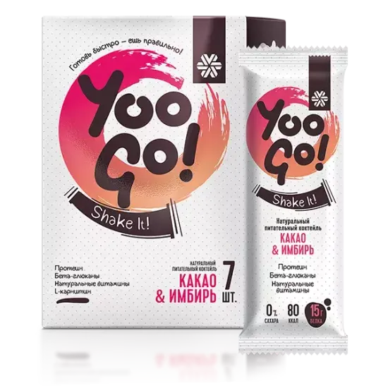 Питательный коктейль Какао и имбирь Yoo Gо
