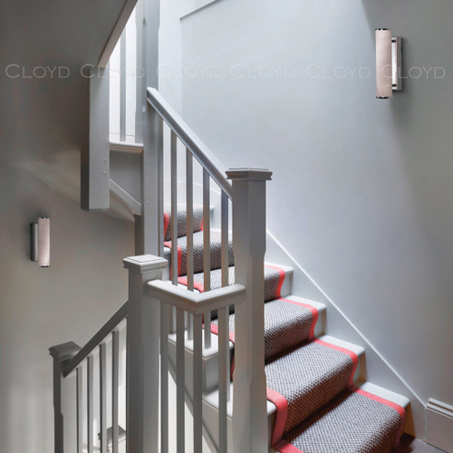 Бра Cloyd LERMONT-A W1 / выс. 30 см - алебастр - хром (арт.20207)