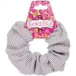 Резинка для волос «Collection School», принт полоска, микс 6 цветов, d-10см