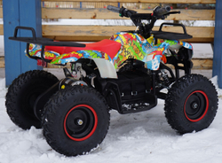 Электро-мотовездеход квадроцикл MOTAX Mini Grizlik Х-16 1000W Big Wheel (Бомбер)