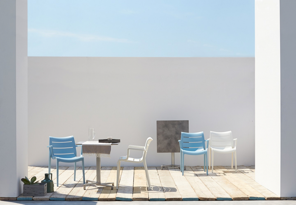 Кресло пластиковое SCAB GIARDINO Sunset, лен