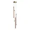 utsenka-SL6225.303.04 Светильник подвесной ST-Luce Латунь/Терракотовый, Белый LED 4*6W 3000K BRICK