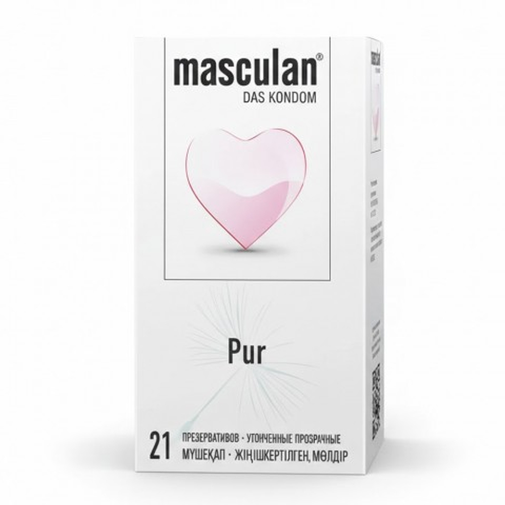 Презерватив Masculan Pur (утонченные прозрачные) 21 шт.