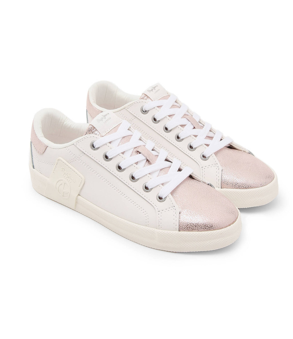 Кожаные кроссовки kioto win Pepe Jeans London - белый(PLS31303)