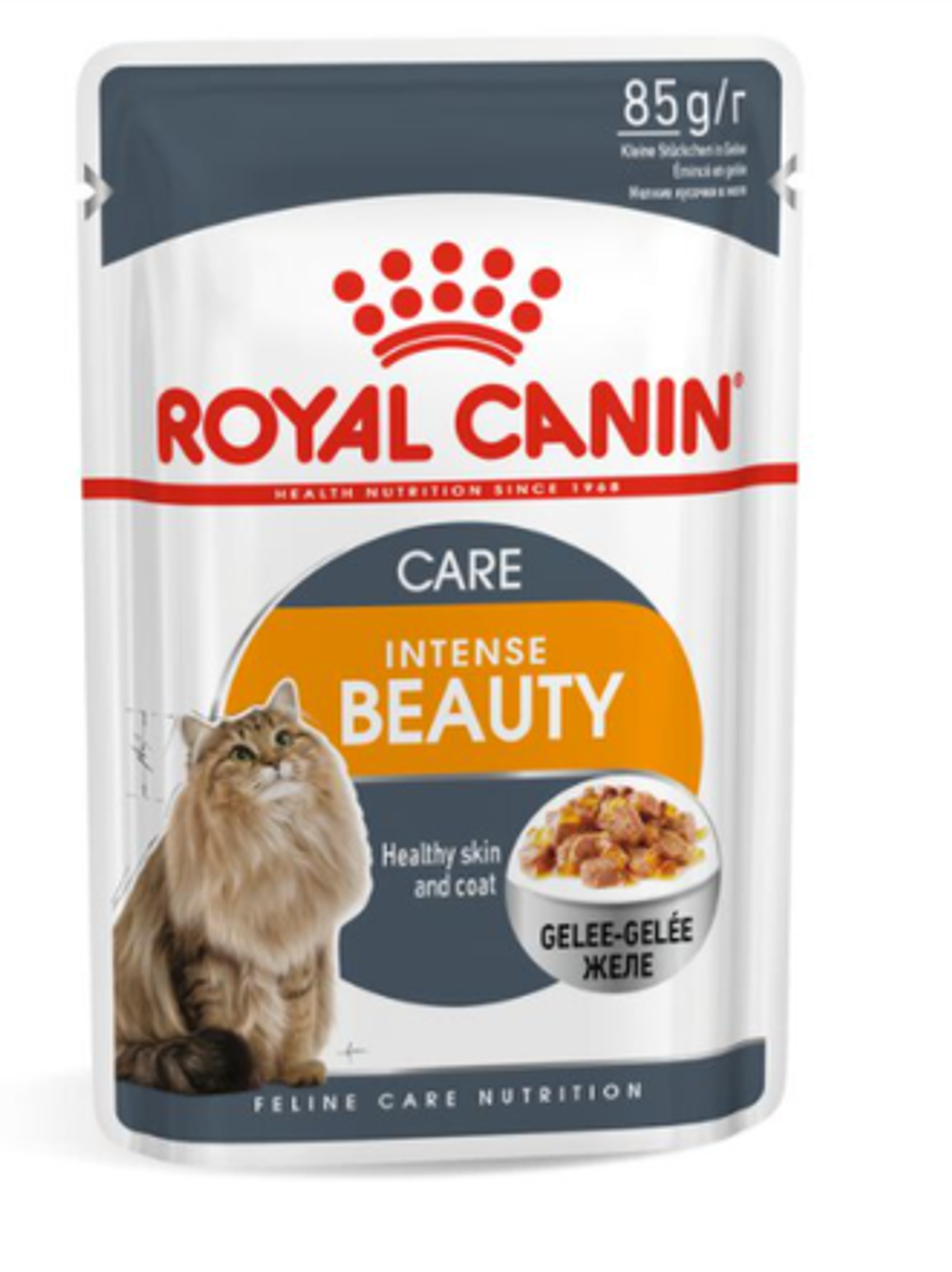 Royal Canin Intense Beauty Care (Желе) Интенс бьюти: влажный корм для взрослых кошек, 85г
