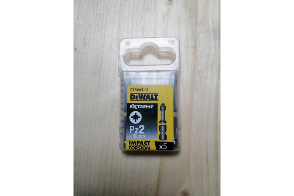 Биты ударные IMPACT Torsion Pz2, 57мм, 5шт. DEWALT DT7391T