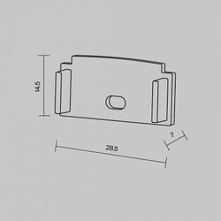 Набор заглушек для профиля Maytoni  642008