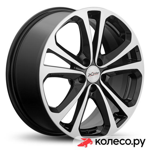 X-113 7x17/5*100 D67.1 ET38 BK/FP