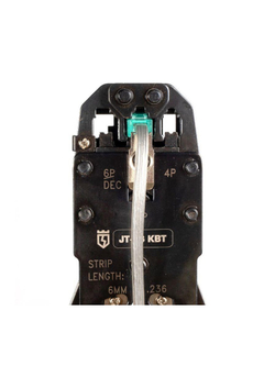 Кримпер многофункциональный с 3-мя смен. модулями для обжима RJ-45 RJ-12 RJ-11 КВТ 79759
