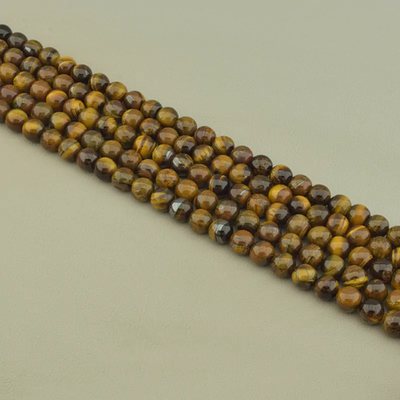 Нитка Тигровый глаз 37 см. 10 мм. (Без замка)