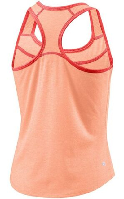 Футболка для девочки теннисная Wilson G Competition Tank - papaya