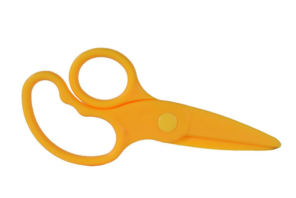 Ножницы детские, 13 см, пластиковые, 3 цвета микс, пакет