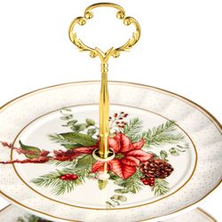 БЛЮДО ДВУХЪЯРУСНОЕ LEFARD "CELEBRATION" 19*23 СМ (КОР=24ШТ)