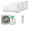 Мультисплит система на 3 комнаты Hisense AMS-09UW4RMRKB00 x 3 / AMW3-24U4RJC