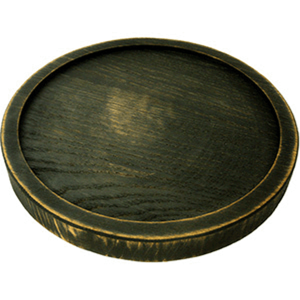 Доска для подачи круглая без ручки;дуб;D=240,H=25мм