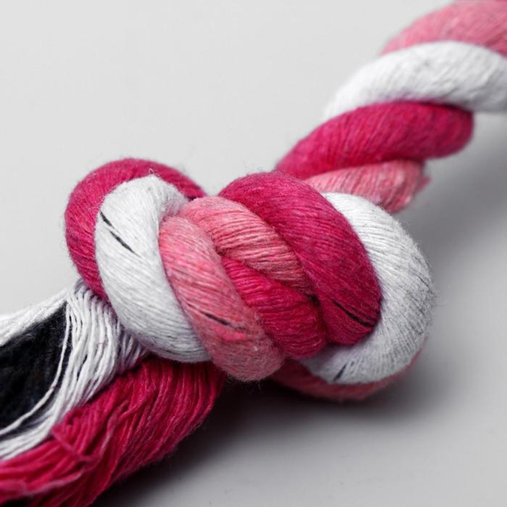 Игрушка канатная для собак "2 узла" малая, 20 г, до 20 см