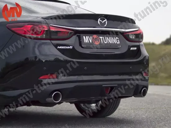 Диффузор заднего бампера var.1 для Mazda 6