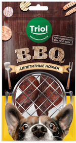 Лакомство для собак Аппетитные ножки, 105г серия BBQ Triol