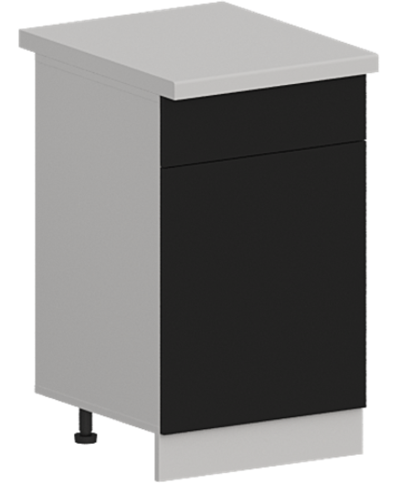 Кухня Модуль ШН1Я 500 Вотан / Черный матовый