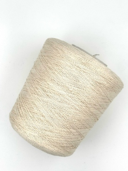 Хлопок 60%, шелк 30%, па 10% 600м в 100г айвори