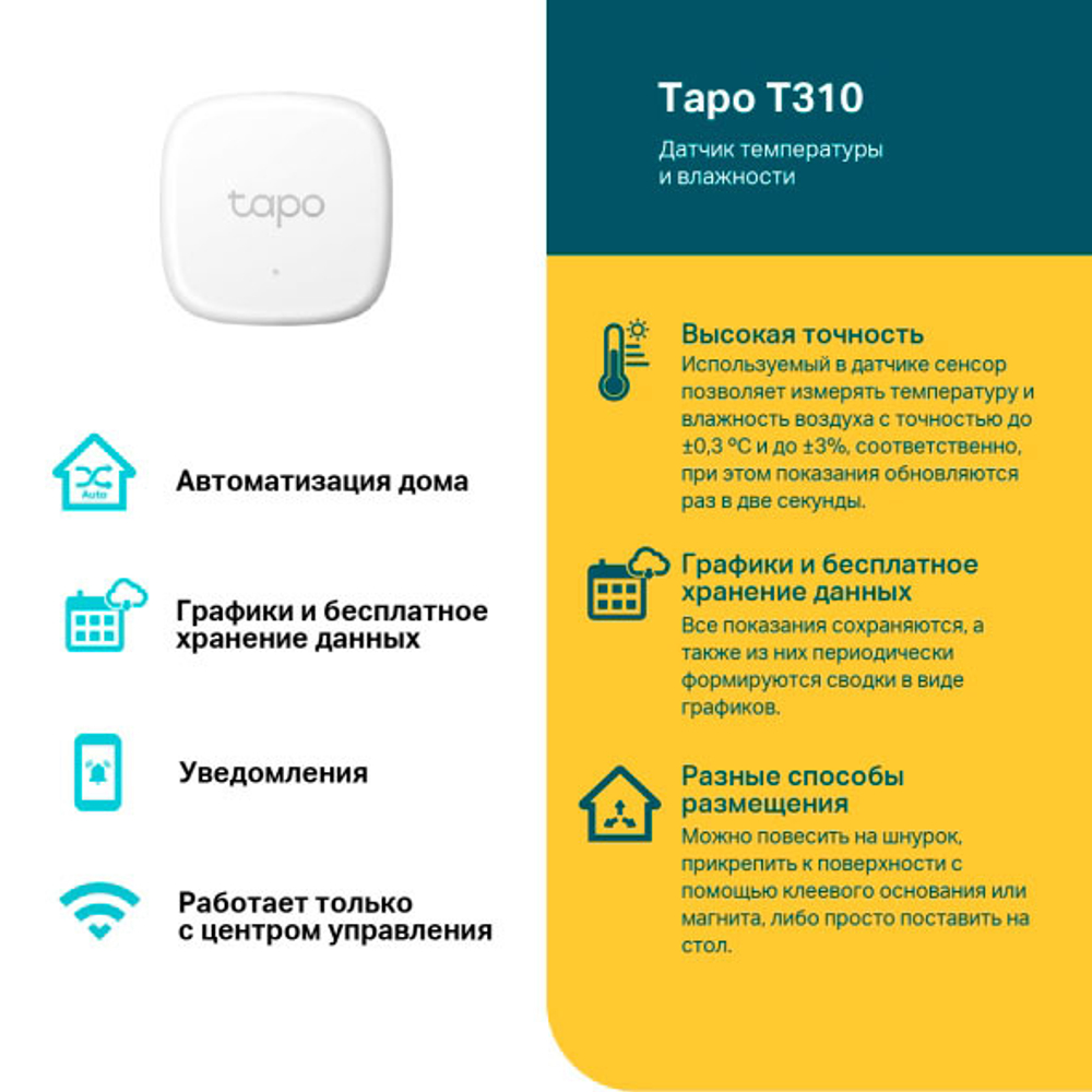 TP-Link Tapo T310 Датчик температуры и влажности