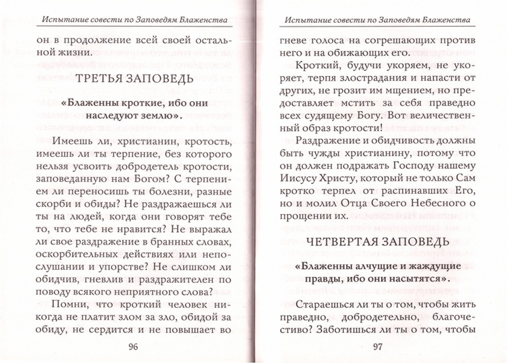 Полная исповедь. Испытание совести по десяти заповедям Божиим и заповедям блаженства