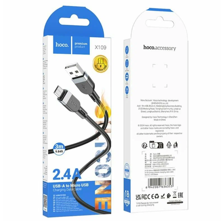 USB шнур HOCО X109 1 м 2.4 A