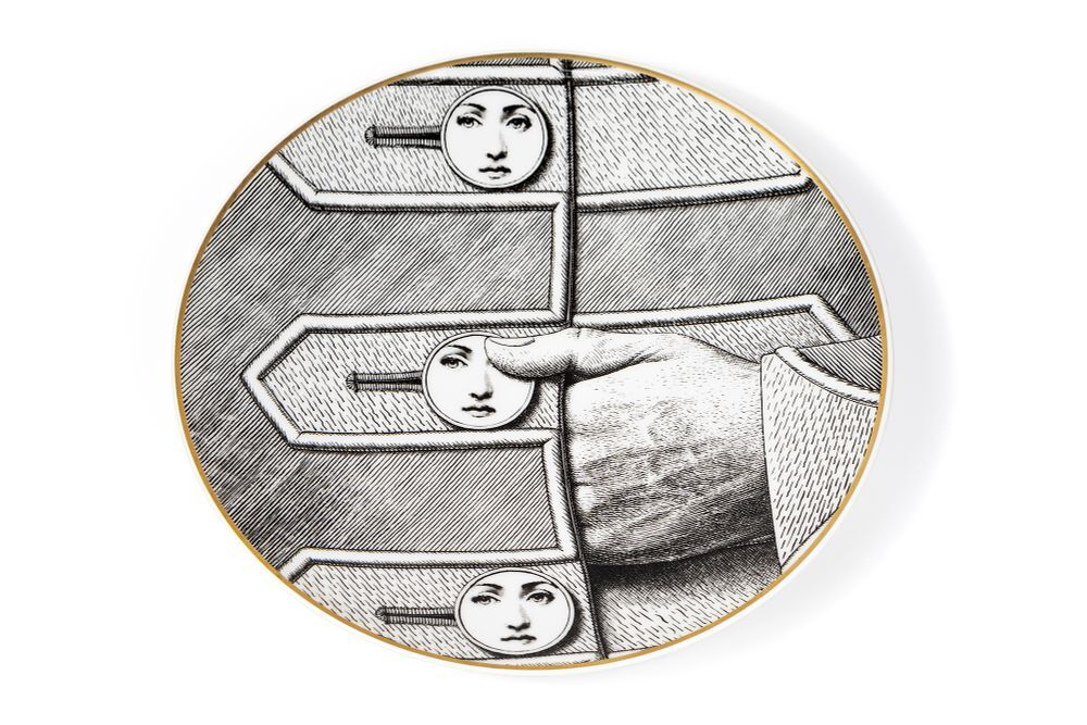Fornasetti. Коллекционная декоративная тарелка исторической коллекции тарелок «Темы и вариации» №13