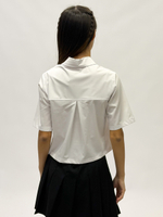 Блузка школьная белая бамбук для девочки 12-18 лет Fleur de Vie