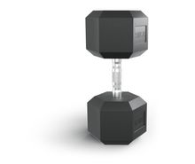 Гантель гексагональная UNIX Fit обрезиненная 37,5 кг / шт.