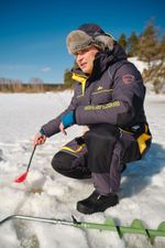 Зимний костюм для рыбалки Камчатка 2020 -45 (таслан, серо-желтый) GRAYLING