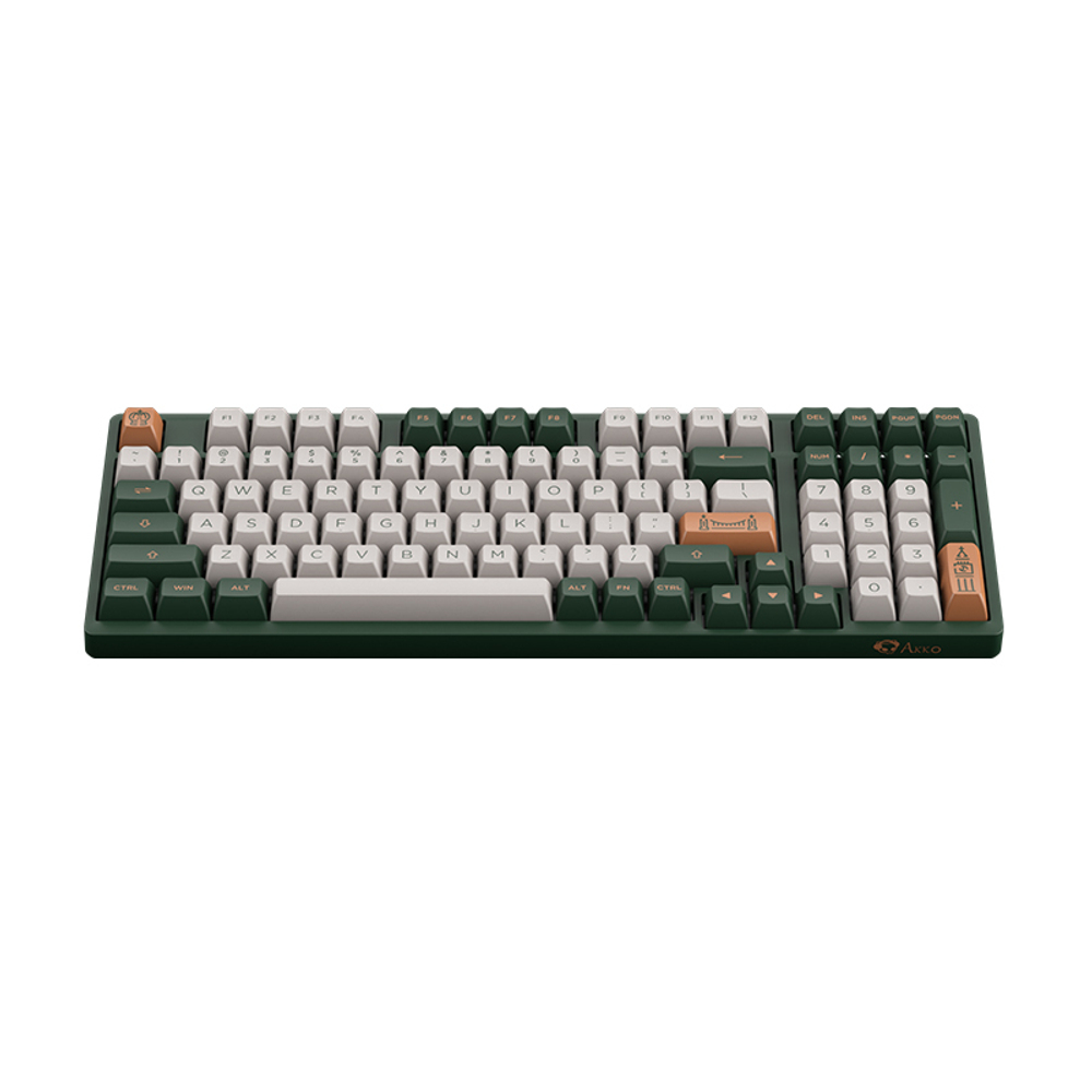 Игровая Клавиатура Akko 3098S World Tour Landon/RGB/Hot-Swap/AKKO CS Silver