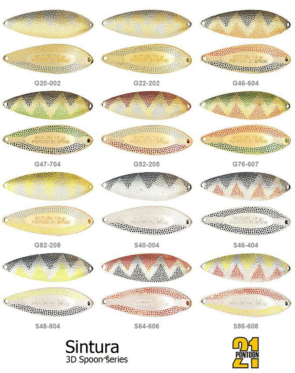 Блесна колебалка SINTURA, 80мм, 37.0 гр. #S64-606