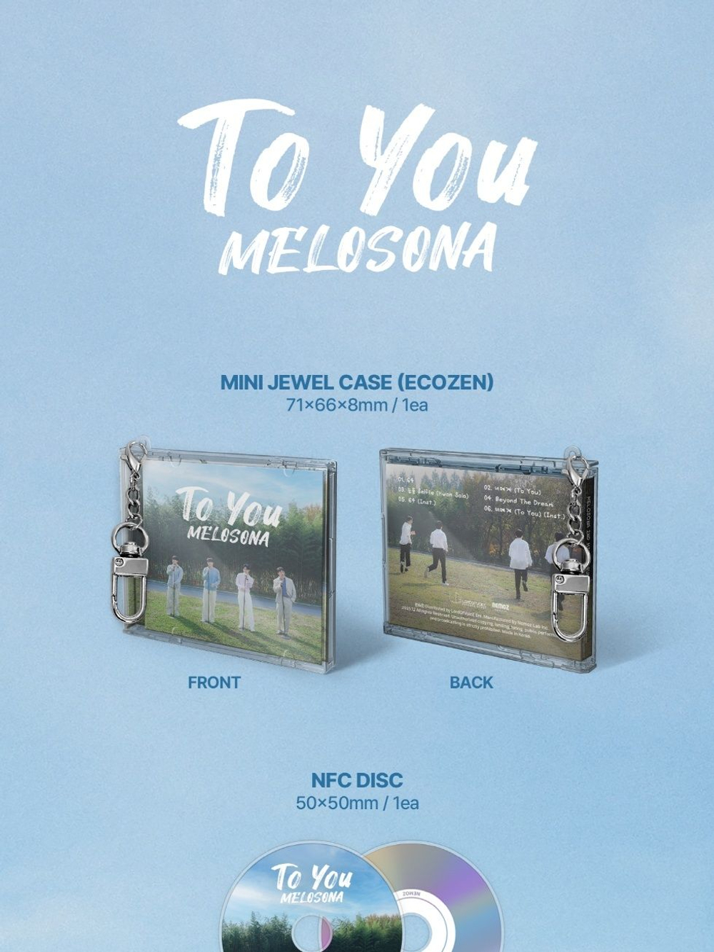Альбом MELOSONA - TO YOU 2nd Mini Album