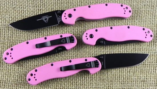 Складной нож Ontario RAT 1 Folder ONT/8866 c клинком из стали AUS-8A, рукоять GRN