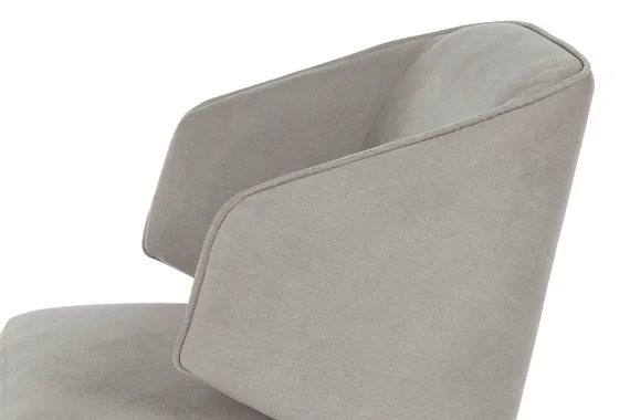 Лаунж-кресло Zazy, светло-серое