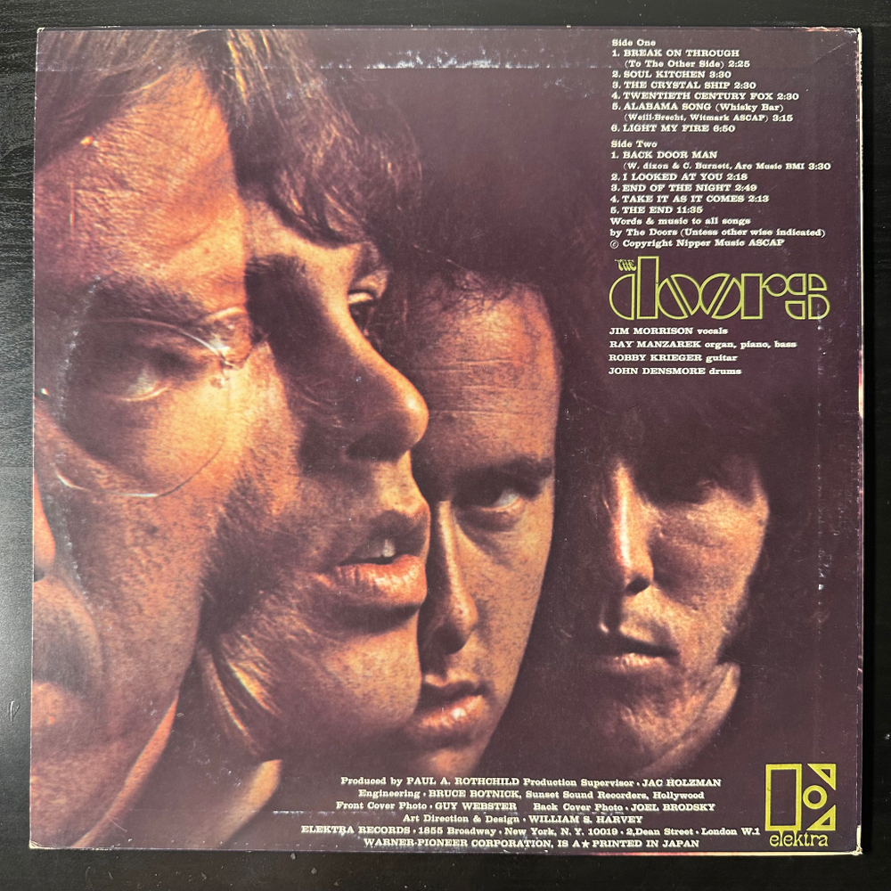 The Doors ‎– The Doors (Япония 1980г.)